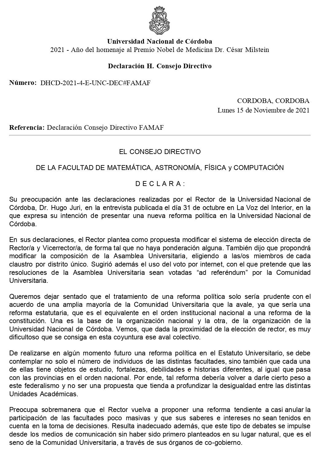 FAMAF_Dec N° 3-2021_Reforma Estatuto (Pag. 1)_11-2021