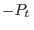 $-P_t $