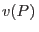 $v(P) $