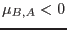 $\mu_{B,A}<0$