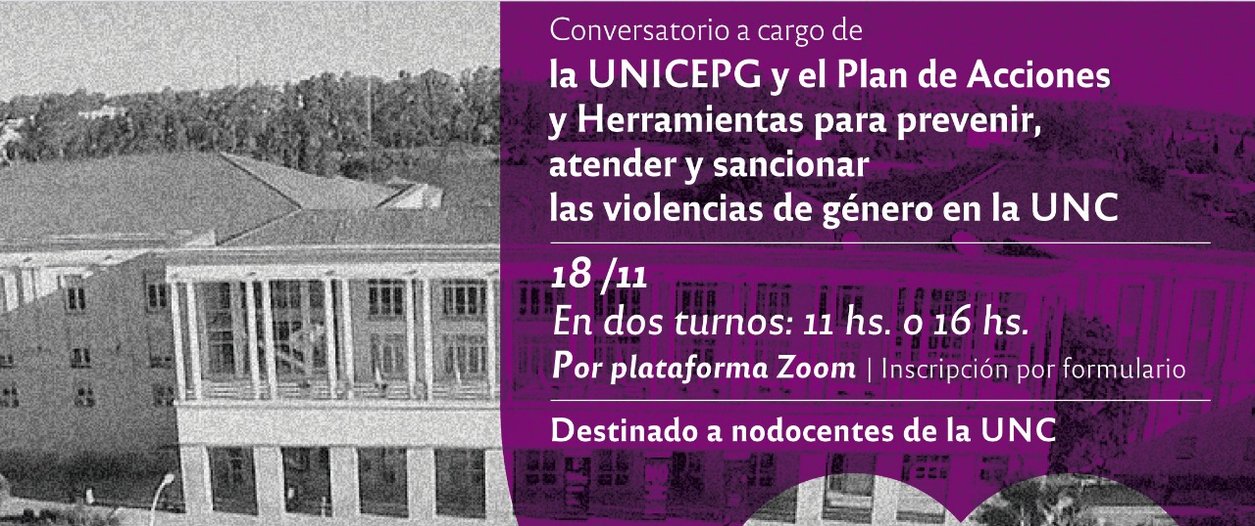 Conversatorio sobre Abordaje de las violencias de género en la UNC ...