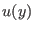 $ u(y)$