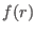 $ f(r)$
