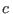 $c $