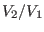 $V_2/V_1$
