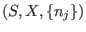 $(S,X,\{n_j\})$