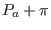 $P_a+\pi$