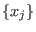 $\{x_j\}$