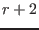 $r+2$