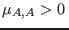 $\mu_{A,A}>0 $