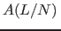 $A(L/N) $