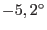 $-5,2^\circ$