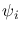 $\psi_i$