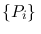 $\{P_i\}\,$