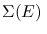 $\Sigma(E)\,$