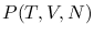 $P(T,V,N)$