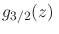 $g_{3/2}(z)\,$