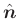 $\hat{\bm{n}}\,$
