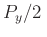 $P_y/2\,$