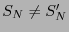 $S_N \neq S_N^{\prime}$
