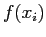 $f(x_i)$