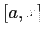 $[a,x]$