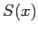 $S(x)$
