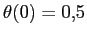 $ \theta(0)=0.5$