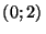 $(0;2)\,$