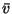 $\bar{v}$