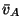 $\bar{v}_A$