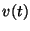 $v(t)$