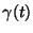 $\gamma(t)$