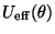 $U_{\rm eff}(\theta)$