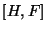 $[H,F]$