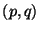 $(p,q)$