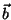 $\vec{b}$