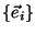 $\left\{ \vec{e}_i \right\}$