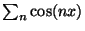 $\sum_n \cos(nx)$