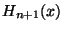 $H_{n+1}(x)$