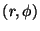$(r,\phi)$