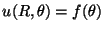 $u(R,\theta) =f(\theta)$