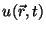 $u(\vec{r},t)$