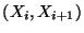 $(X_i, X_{i+1})$