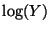 $\log(Y)$