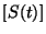 $[S(t)]$
