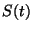 $S(t)$