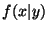 $f(x\vert y)$