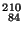 $^{210}_{\;\,84}$