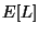 $E[L]$